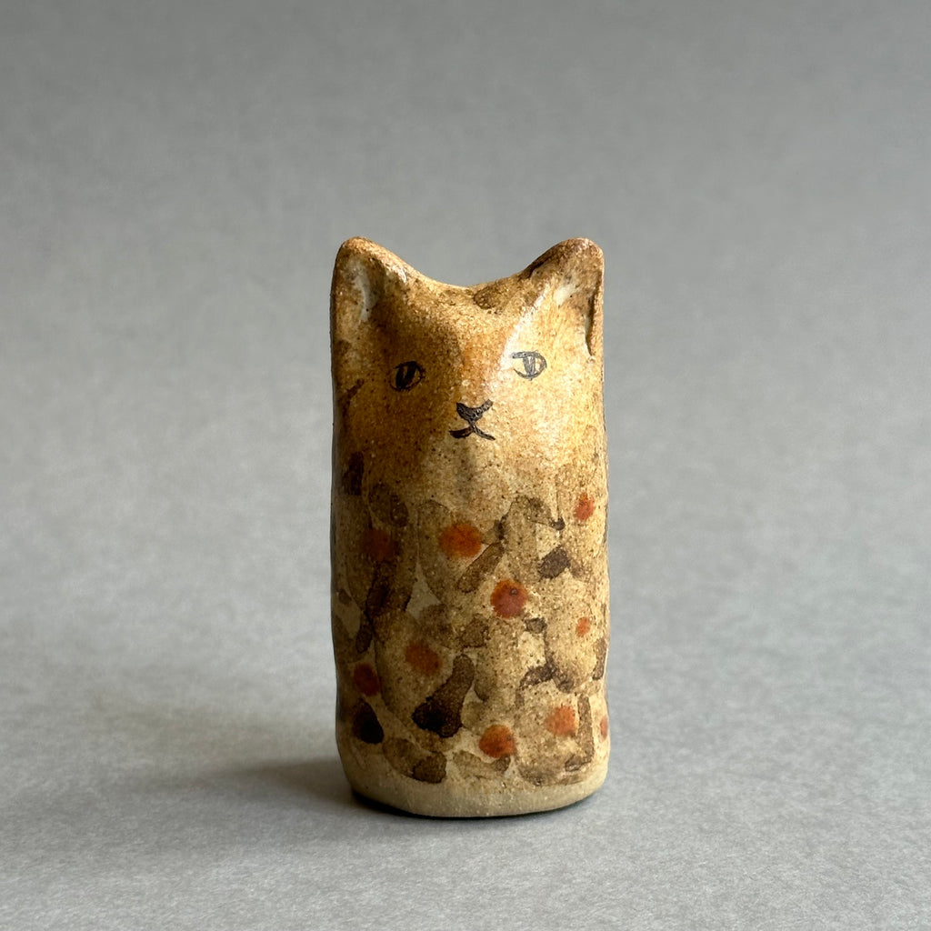 Stoneware Cat [small] #F