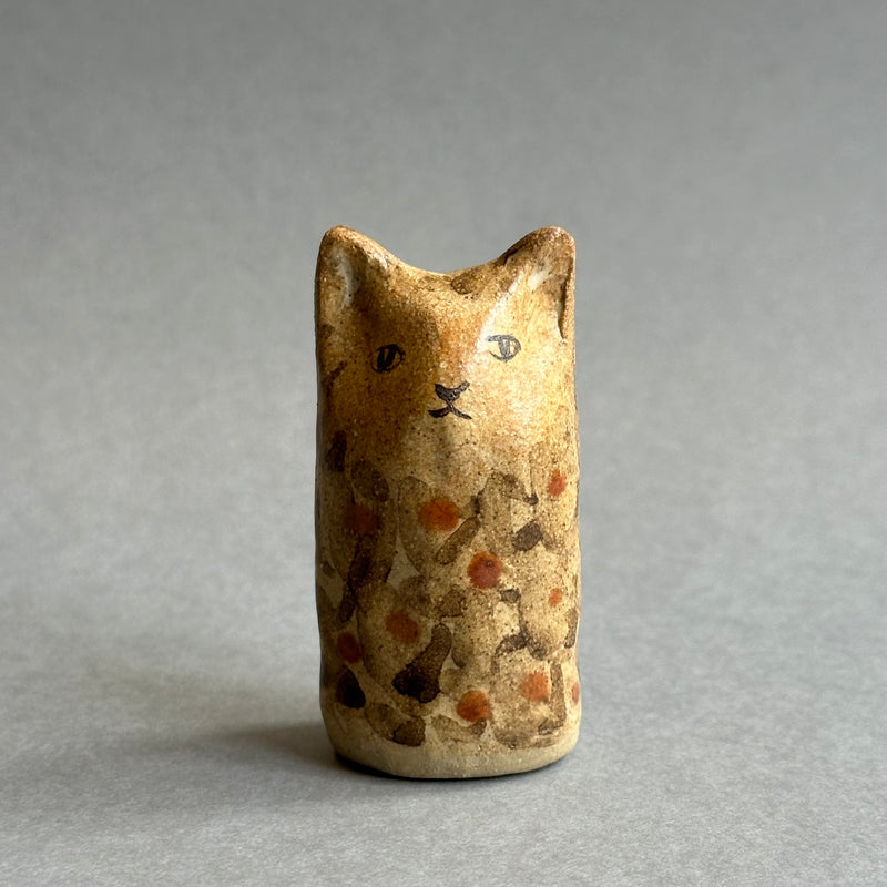 Stoneware Cat [small] #F