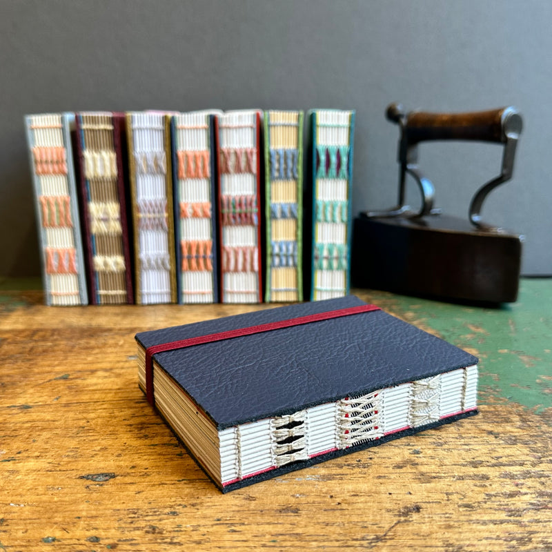 Exposed Spine Notebook [Small] - Navy
