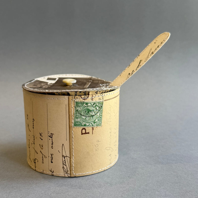 Paper Sugar Pot & Spoon - Postcard - Haworth