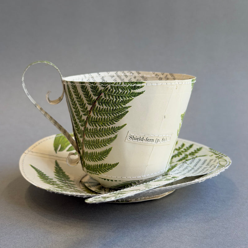 Paper Teacup - Ferns