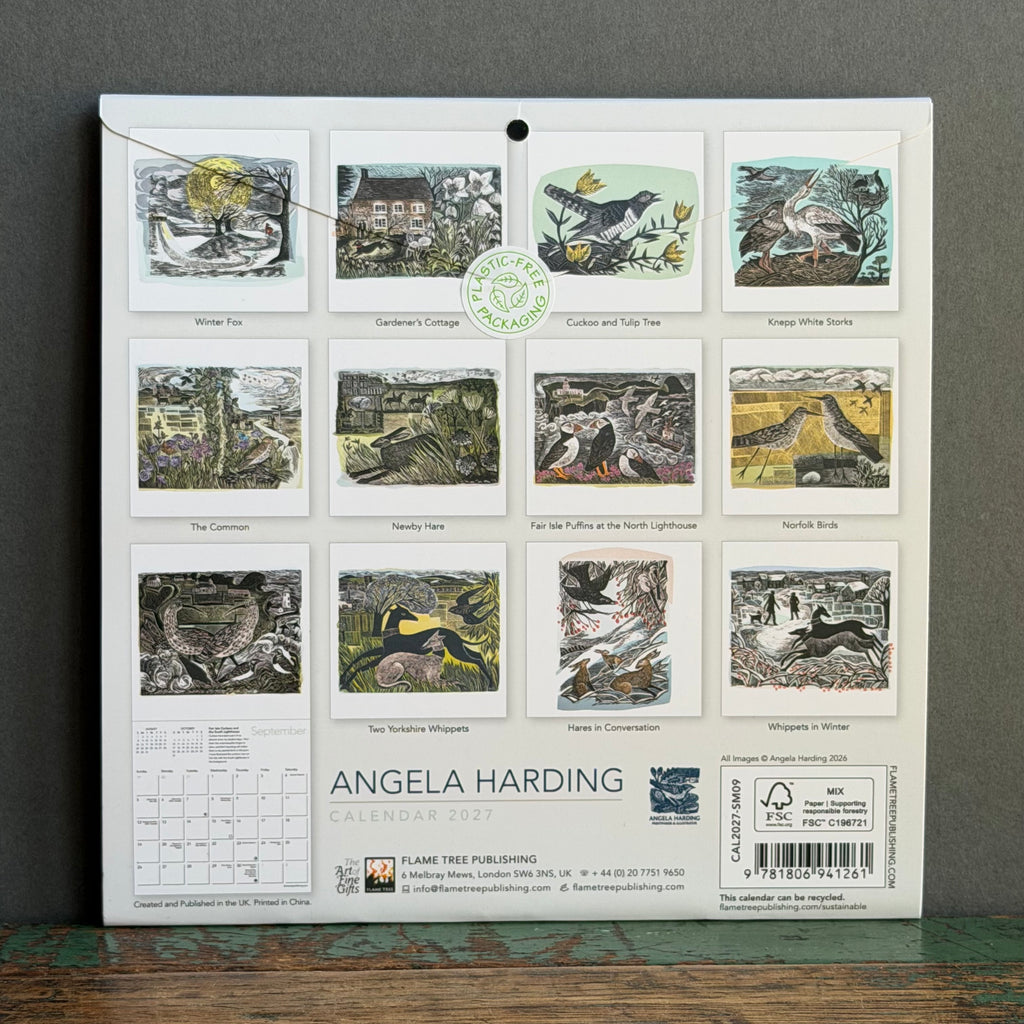 Mini Wall Calendar 2027 - Angela Harding