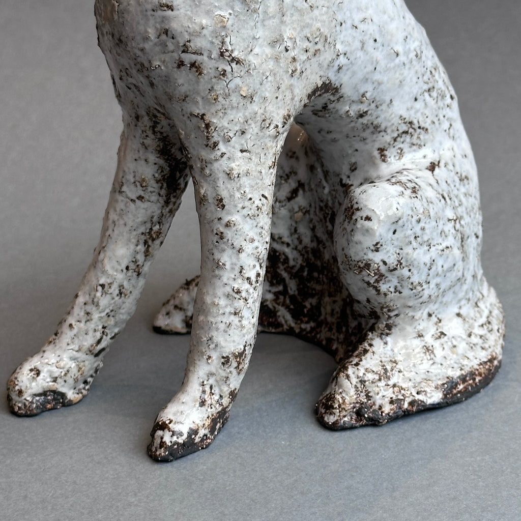 Stoneware Hound - Seated [large]