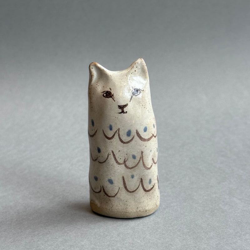 Stoneware Cat [small] #E