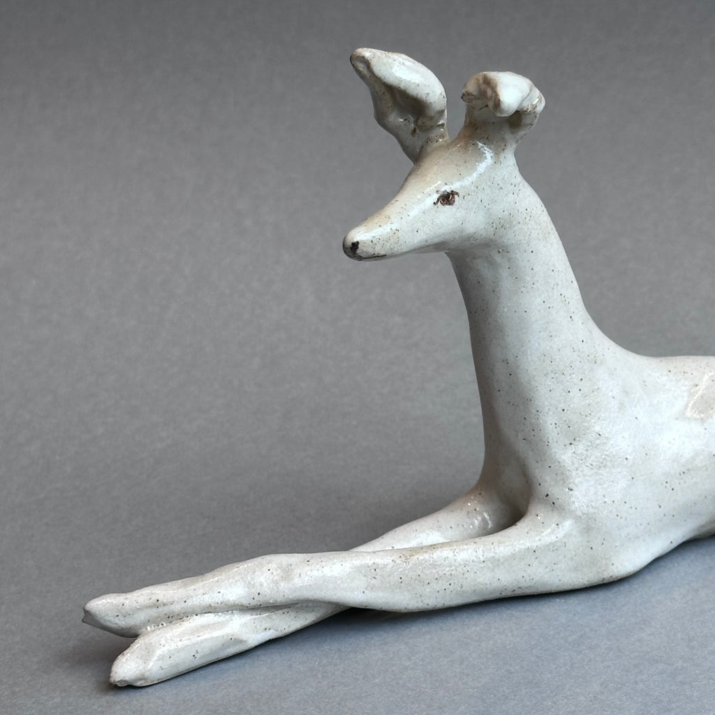 Stoneware Hound - Reclining [large]