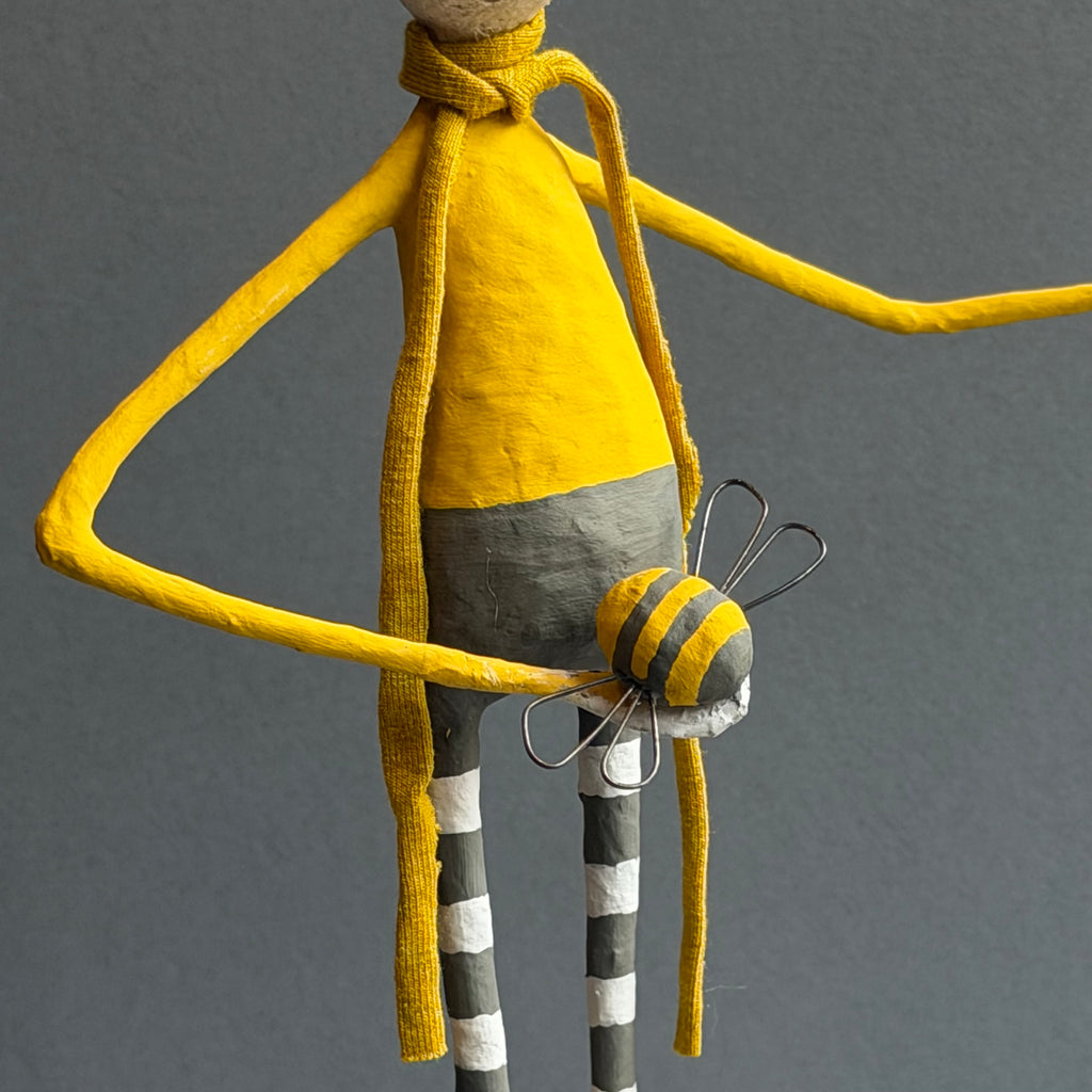 Paper Mache Sculpture ‘Monsieur Honey’