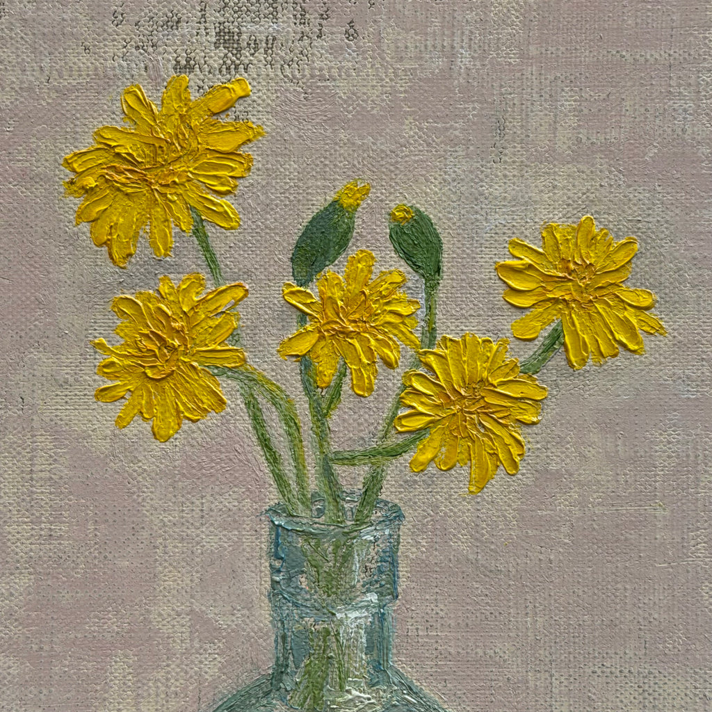 Oil Painting - 8 x 10” - Dandelions