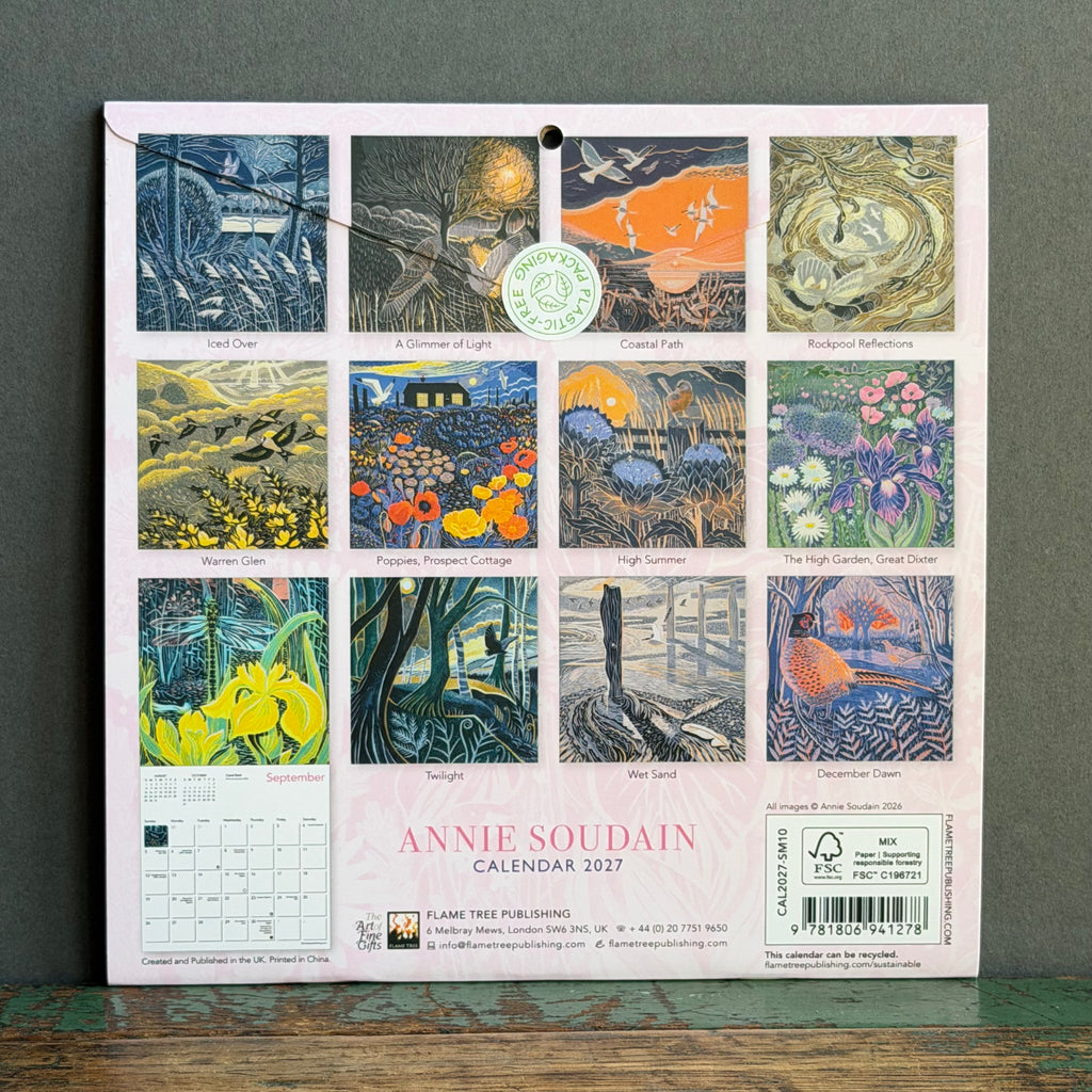 Mini Wall Calendar 2027 - Annie Soudain
