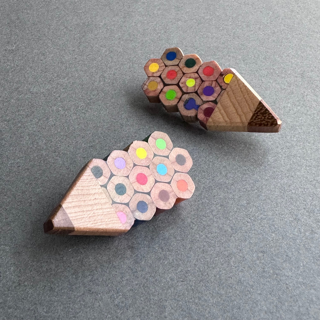 Colour Spectrum Pencil Badge