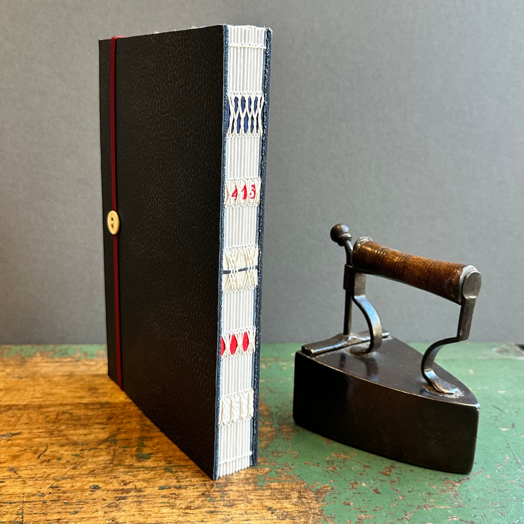 Exposed Spine Notebook [Large] - Dark Navy