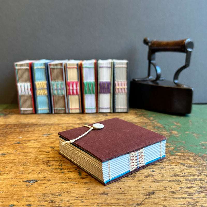 Exposed Spine Notebook [Tiny] - Plum