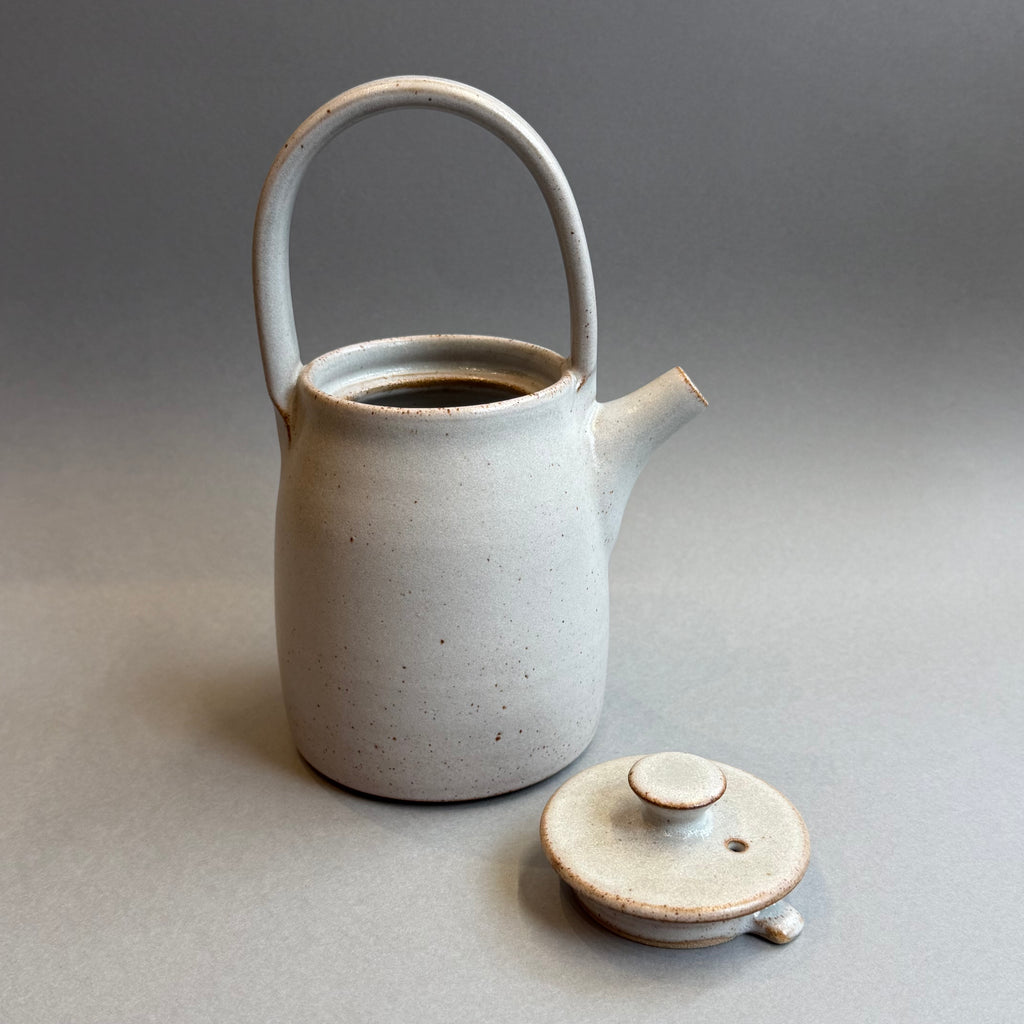 Alison Wren Teapot & 2 Tea Cups - Pale Grey