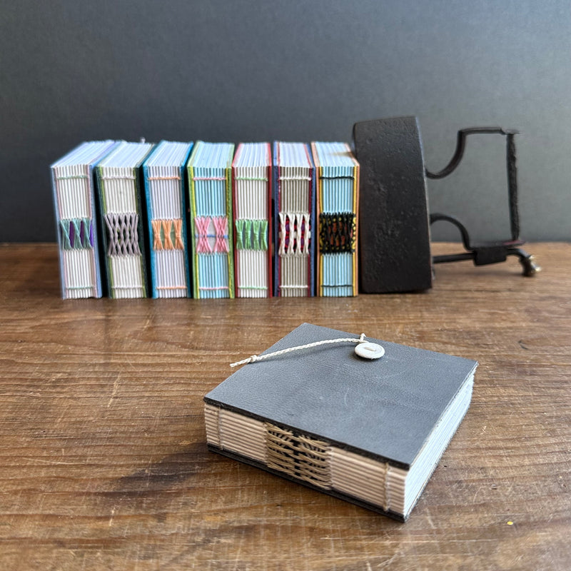 Recycled Leather Notebook [Tiny] Elephant