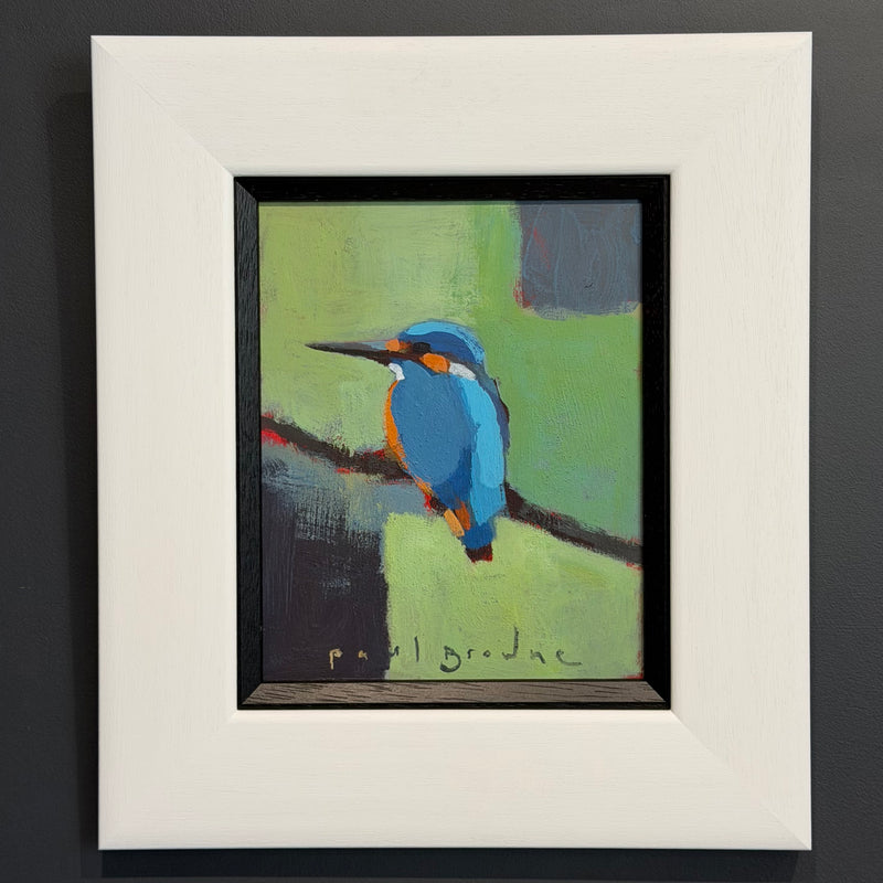 Acrylic on Wood Panel - ‘Maverick’ [Kingfisher]