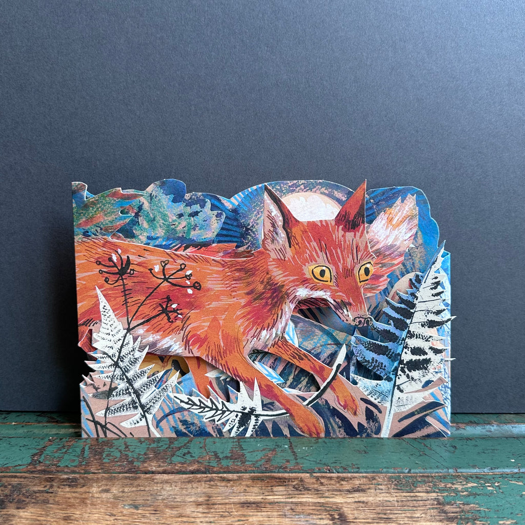 Tri Fold Card - Mark Hearld - Fox