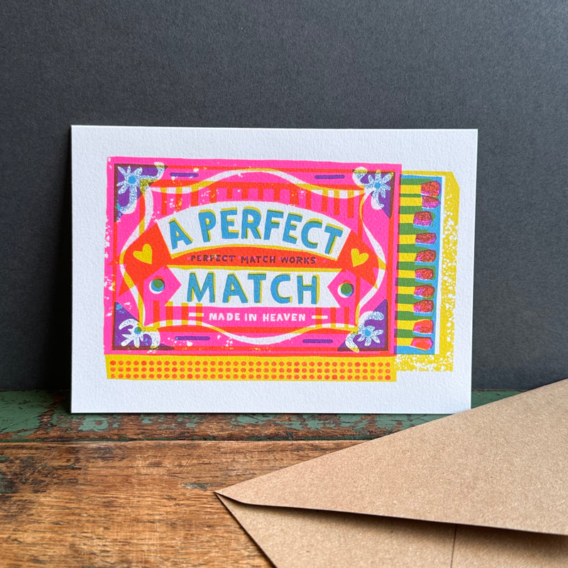 A6 G/Card 'A Perfect Match'