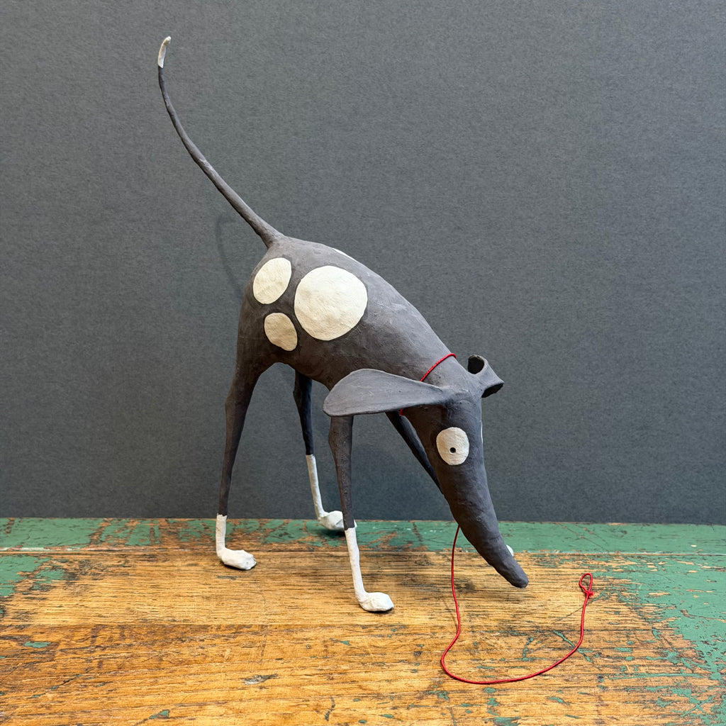 Paper Mache Sculpture ‘Moth the Dog’