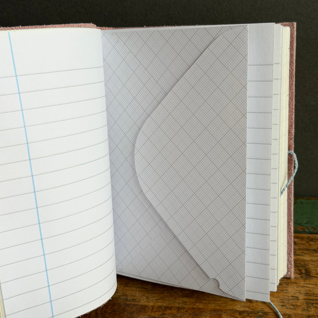 Darned Heart Notebook [Medium] - Cardinal #A
