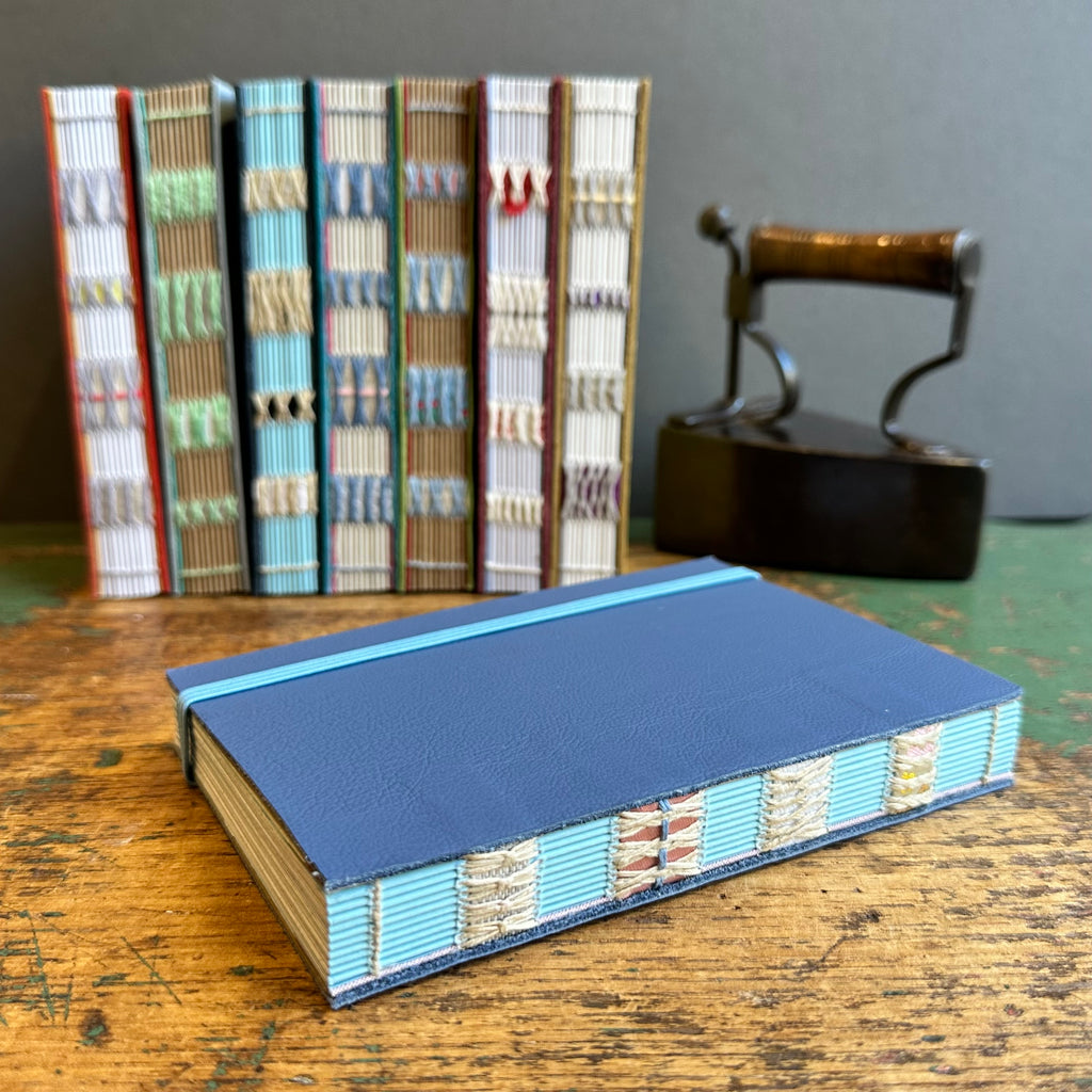 Exposed Spine Notebook [Medium] - Cobalt