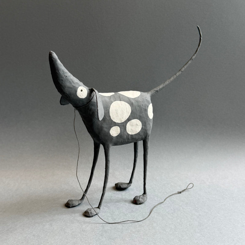 Paper Mache Sculpture ‘Herb the Dog’