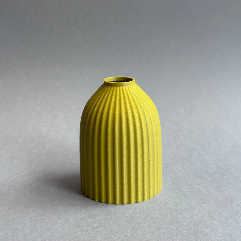 3D Printed Mini Vase - Olive  [KT 08]