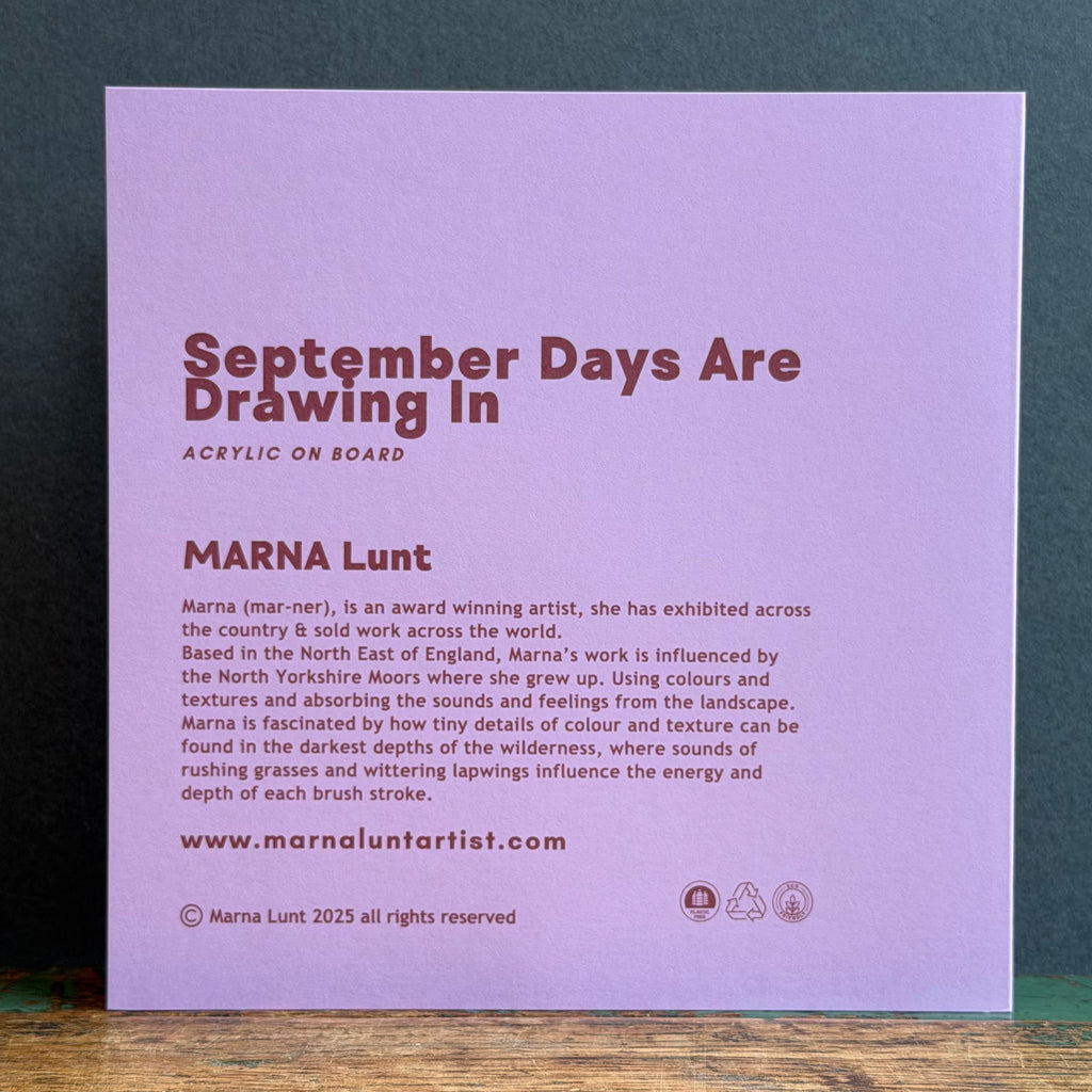 G/Card - Marna Lunt - September Days Are Drawing In