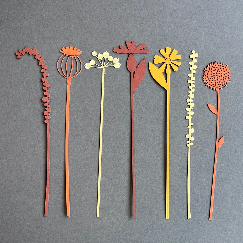 Paper Posy - Set of 7 - Autumn