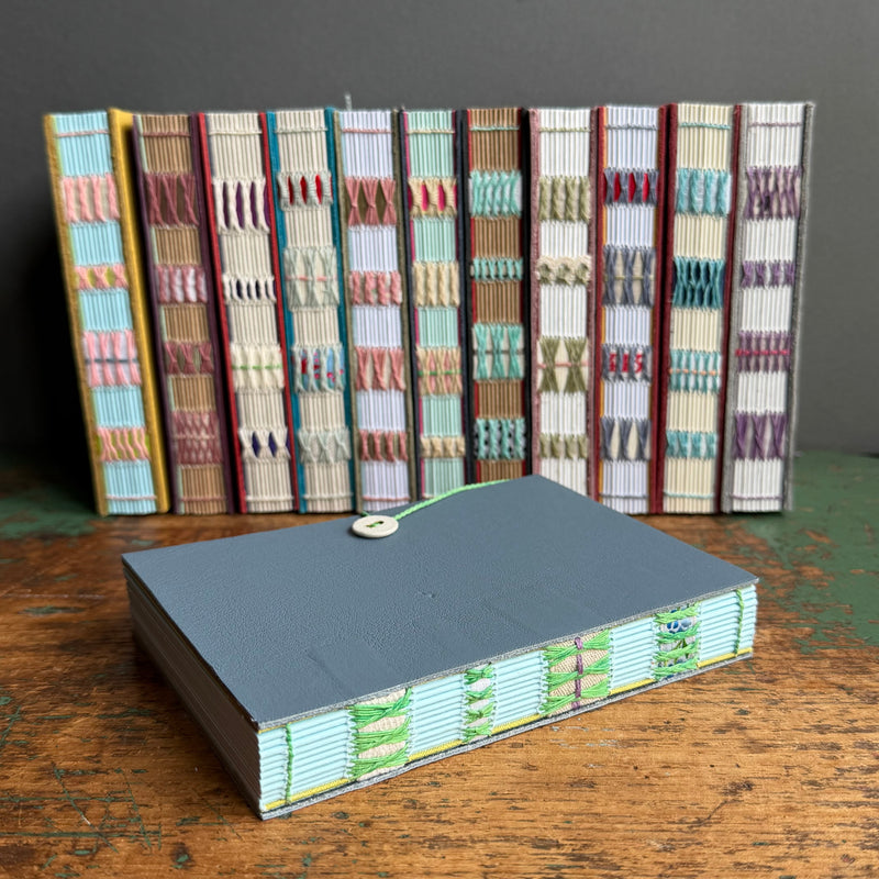 Exposed Spine Notebook [Medium] - Slate