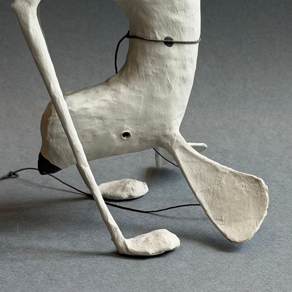 Paper Mache Sculpture ‘Coconut the Dog’