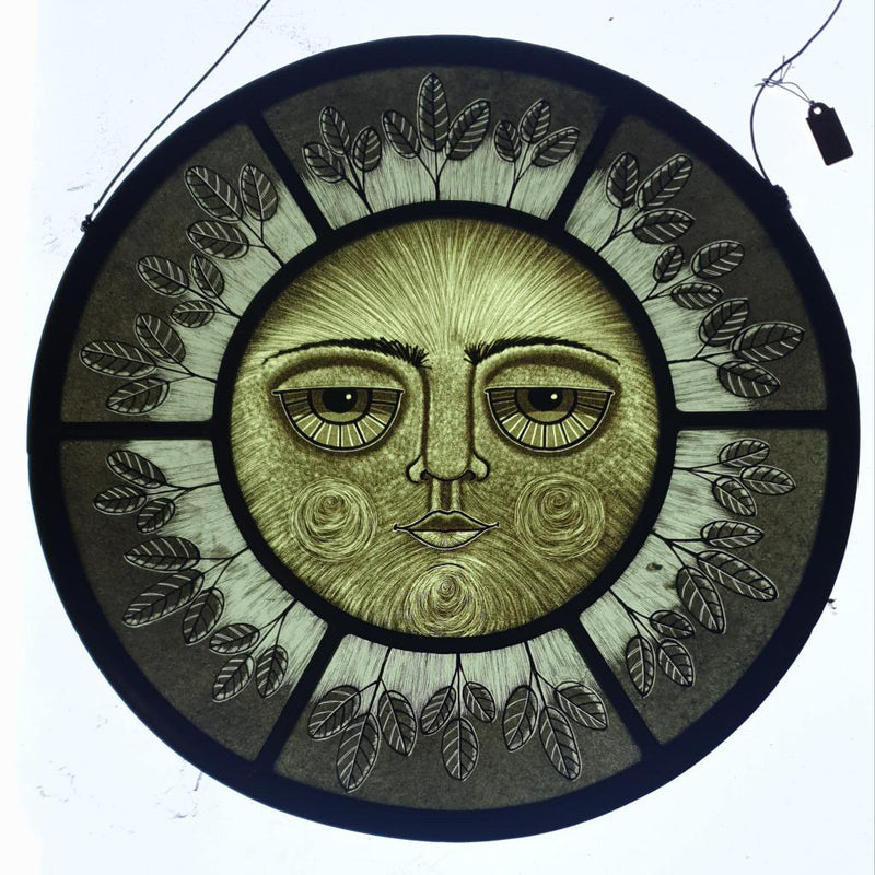 Stained Glass - Large - Green Man