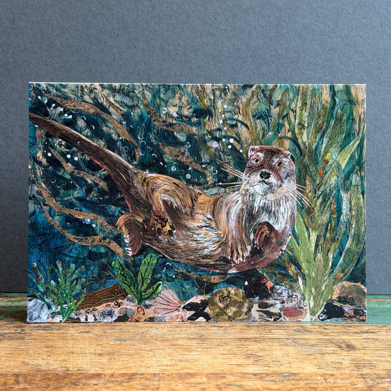 G/Card - A6 - Otter in the Seaweed