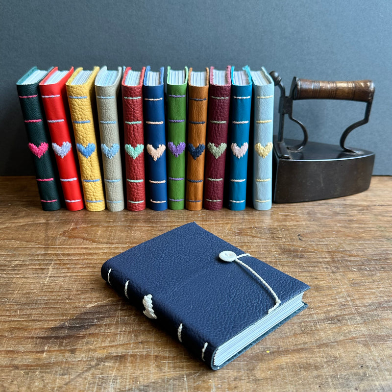 Darned Heart Notebook [Small] - Navy