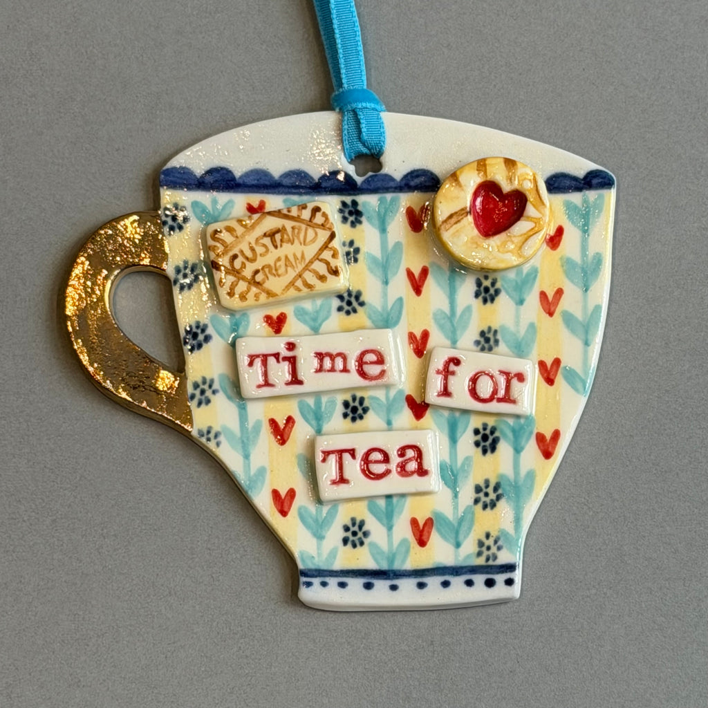 Porcelain Hanging Tea Cup