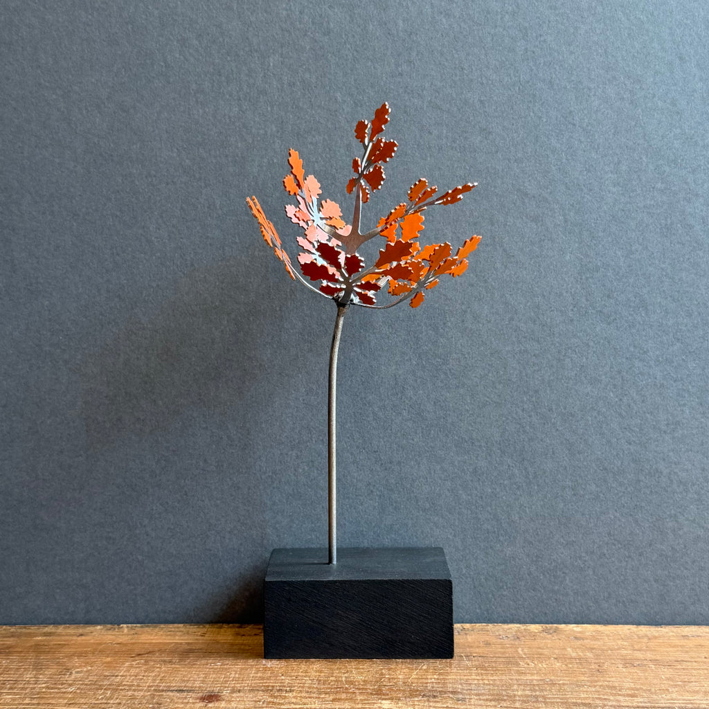 Sculpture - Sapling Oak - Orange Leaves