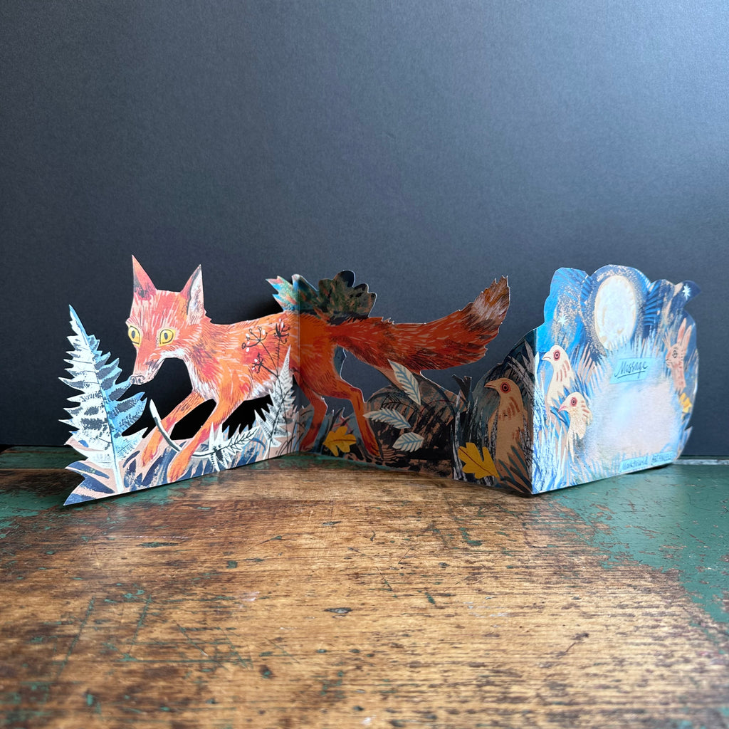 Tri Fold Card - Mark Hearld - Fox