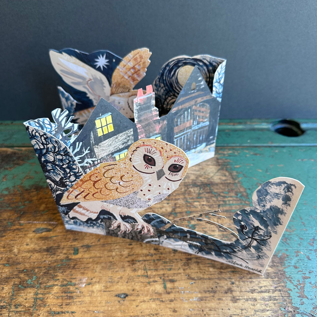 Tri Fold Card - Mark Hearld - Silent Flight