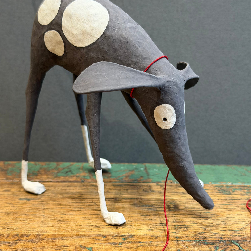 Paper Mache Sculpture ‘Moth the Dog’