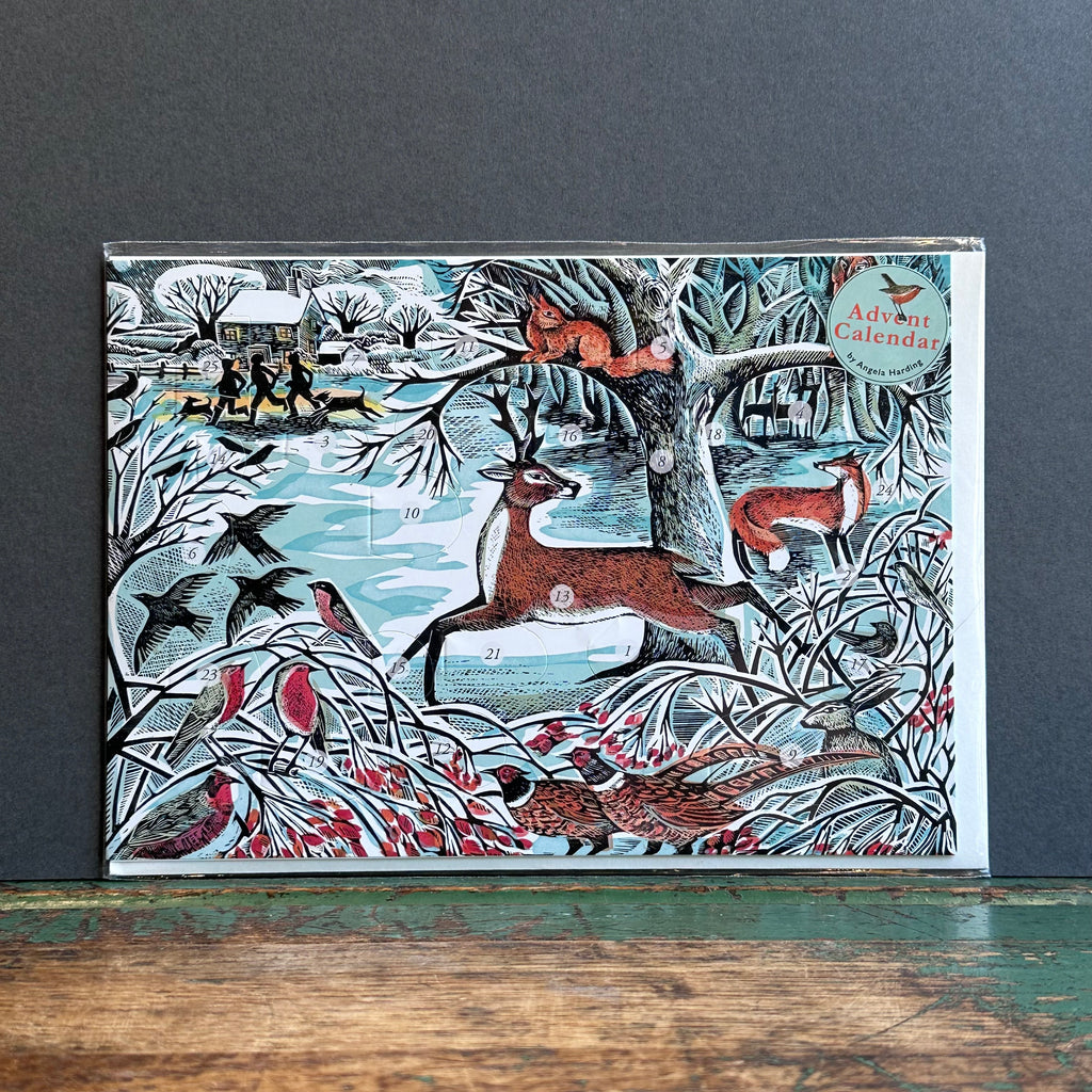 Advent Calendar Card  - Angela Harding - Winter Woodland