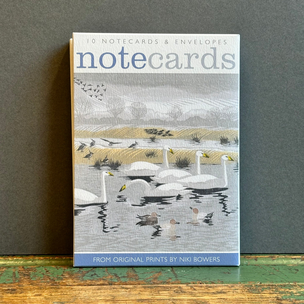 Notecards - Niki Bowers - Snow Starlings/Seven Swans
