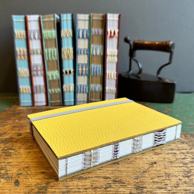 Exposed Spine Notebook [Medium] - Custard