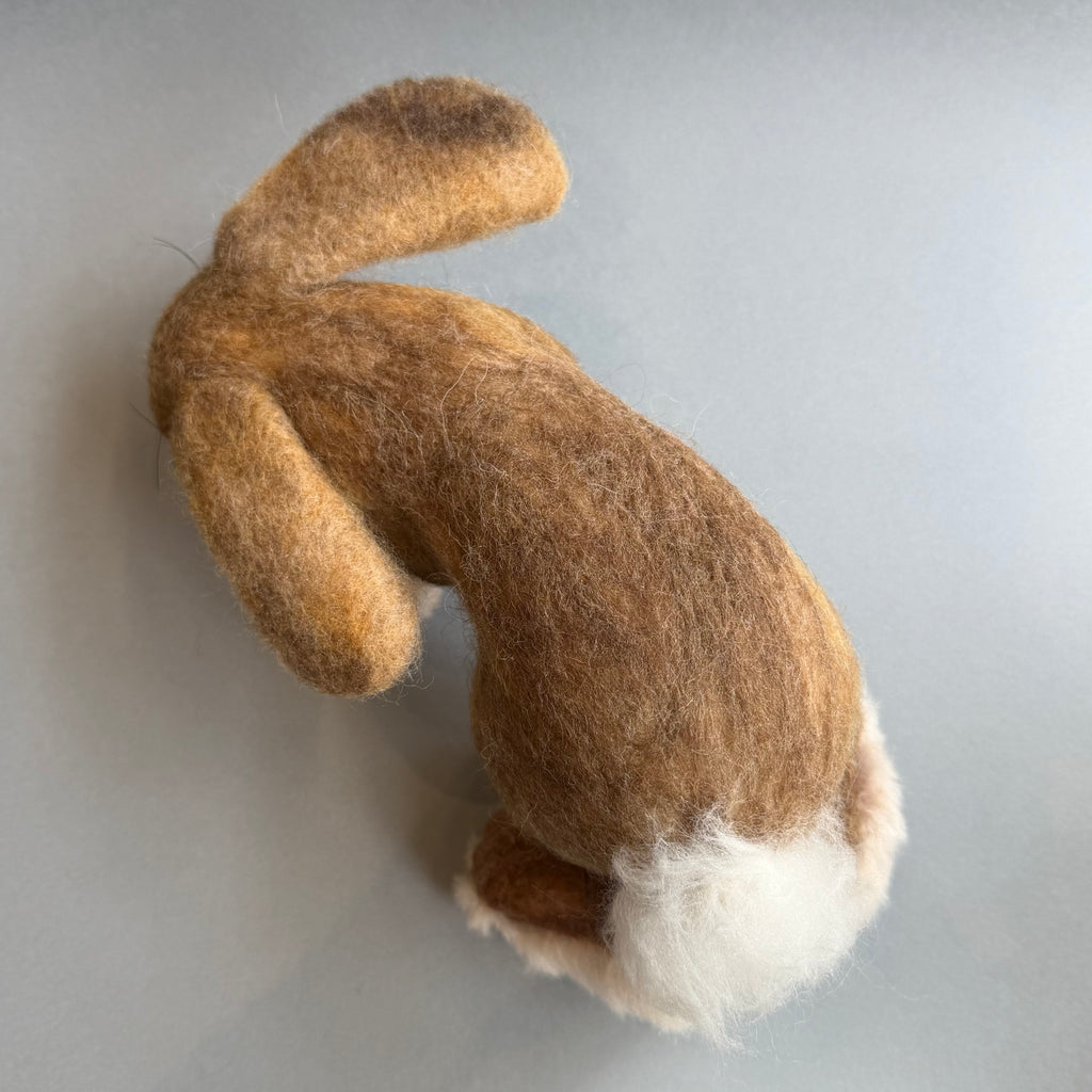 Needle Felted Rabbit Sleeping ‘Dorcas’