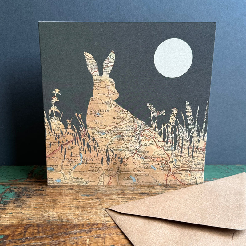 Haworth Map Card ‘Hare’