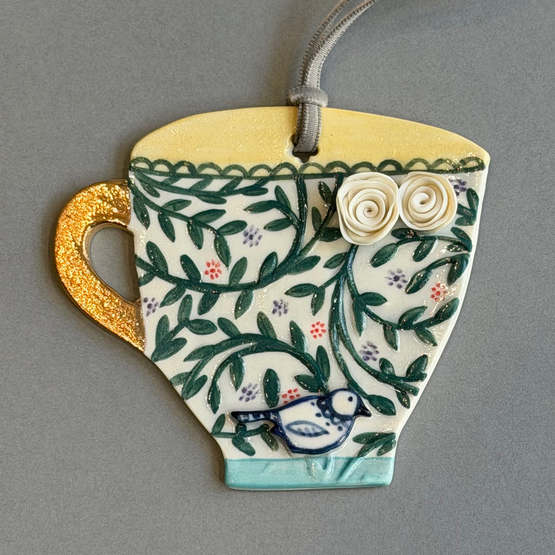 Porcelain Hanging Tea Cup