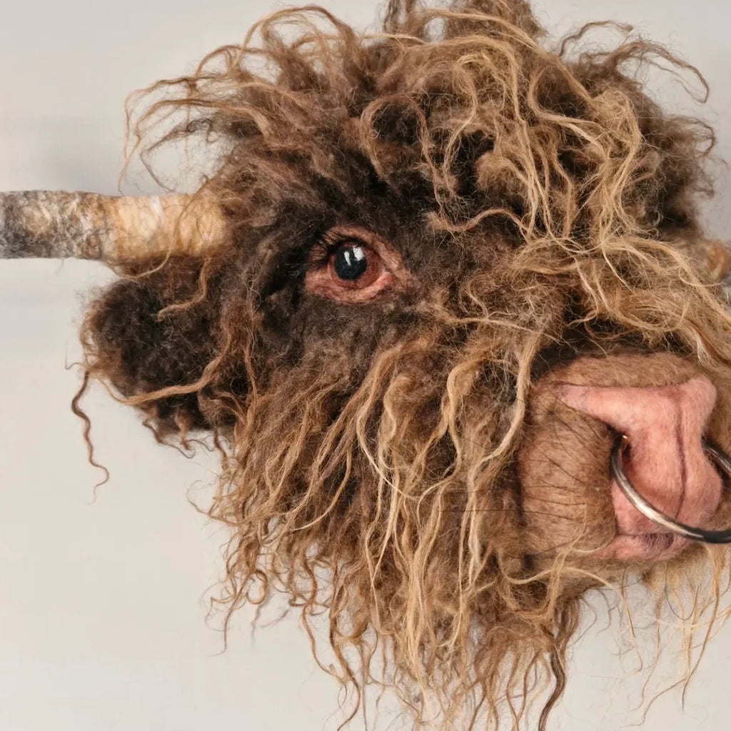 Needle Felted Highland Cow ‘Hamish’