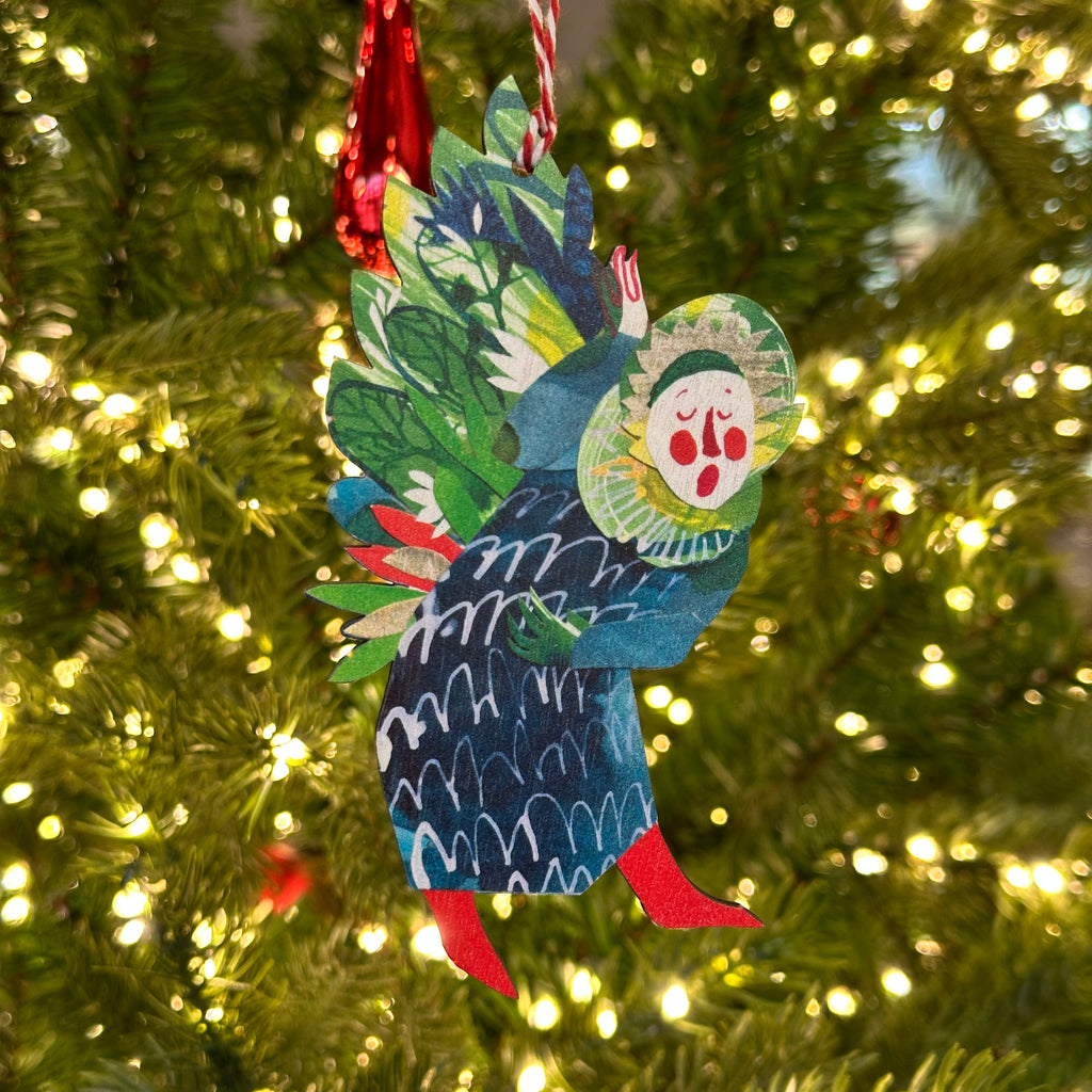 Wooden Decoration - Ester Kent - Singing Angel