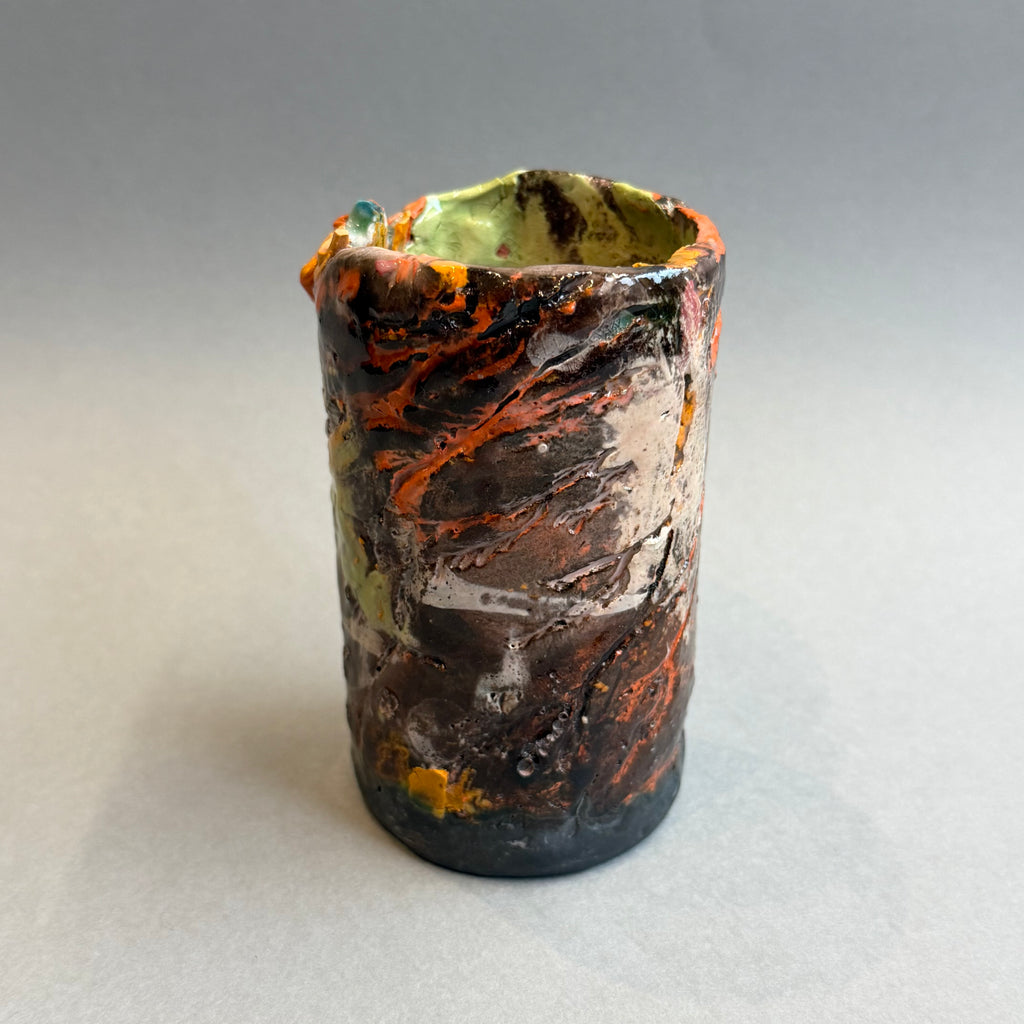 Ceramic Pot - Moorland - Tall Tealight #A