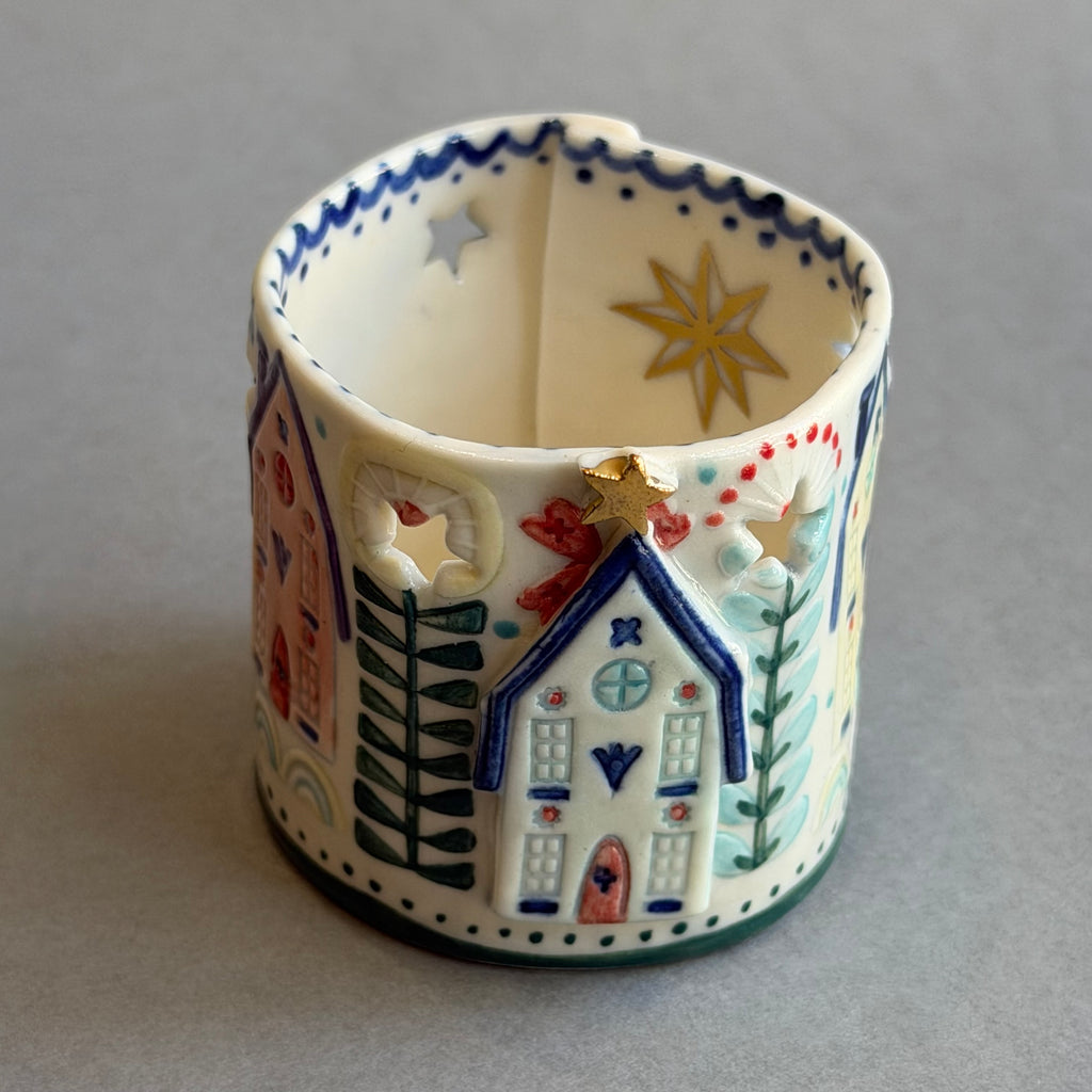 Porcelain Tea Light Holder