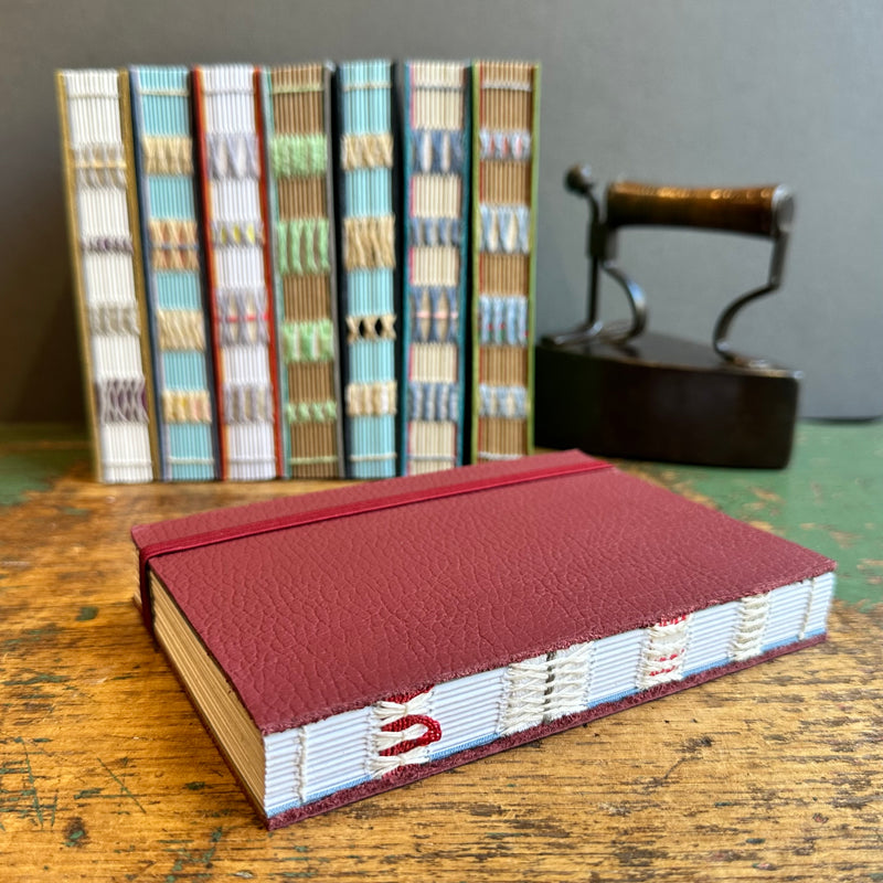 Exposed Spine Notebook [Medium] - Plum