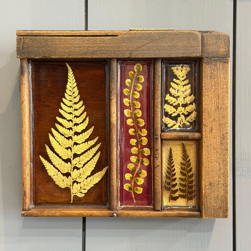 Mixed Media Garden Ferns #571