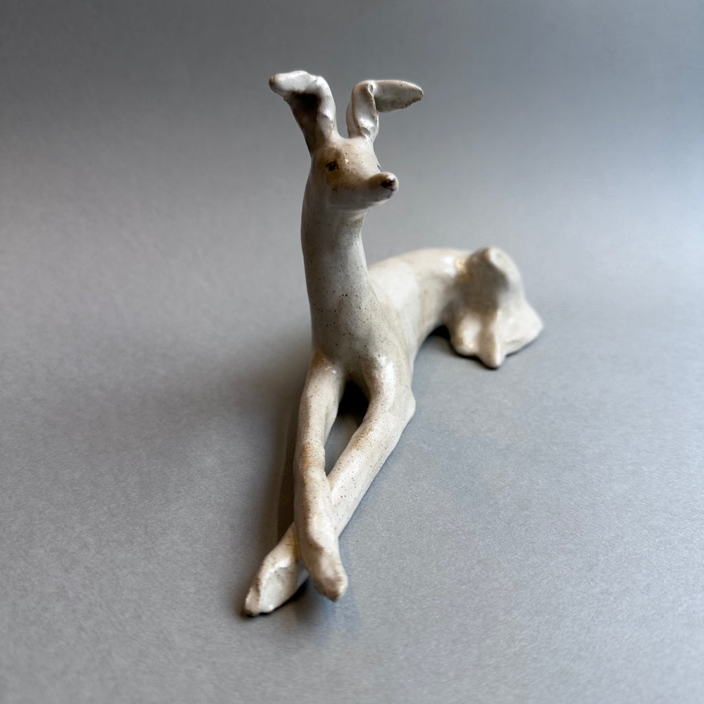 Stoneware Hound - Reclining [large]